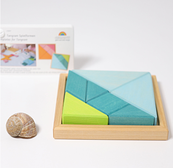 Grimm's - Tangram Turquoise - Hazel Baby & Kids