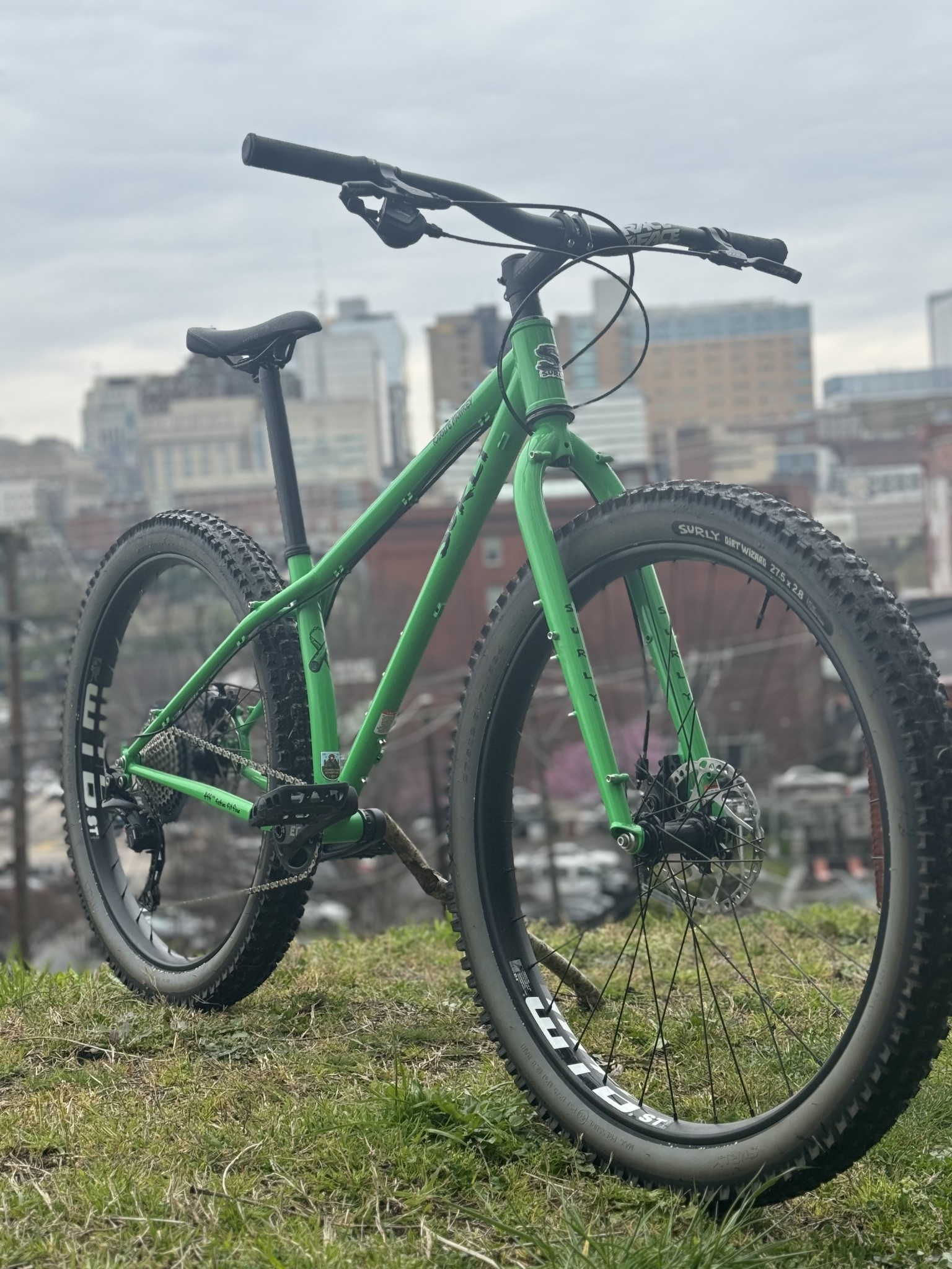 Surly Karate Monkey Small Green Custom - Journeyman's Adventure Co.