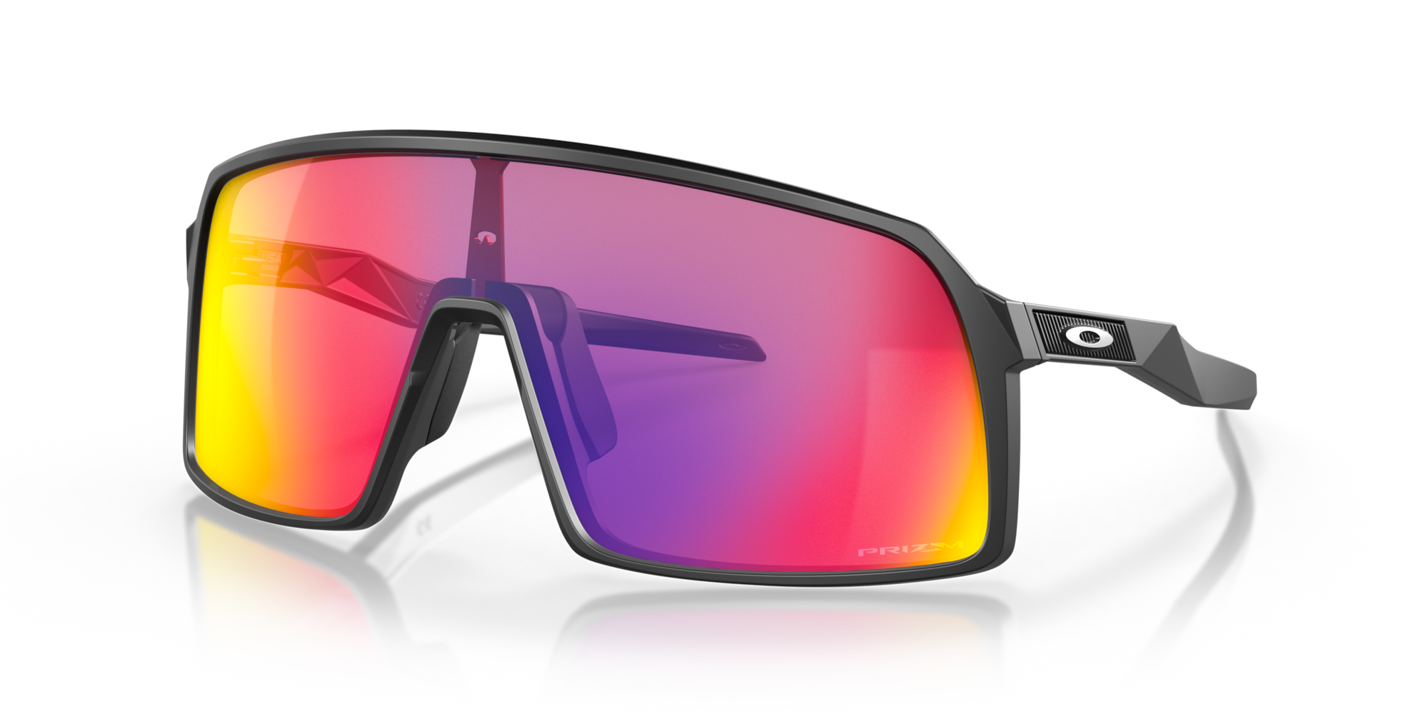 Oakley Sutro Matte Black Frame Prizm Road Lens - Bentgate