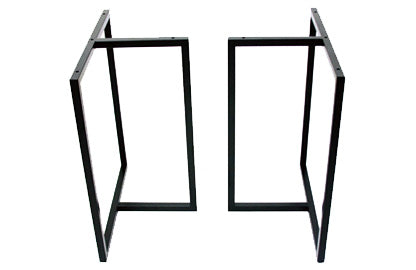 アイアン脚 スタイリッシュ ブラック 25mm角 2脚セット – Wooden JAPAN