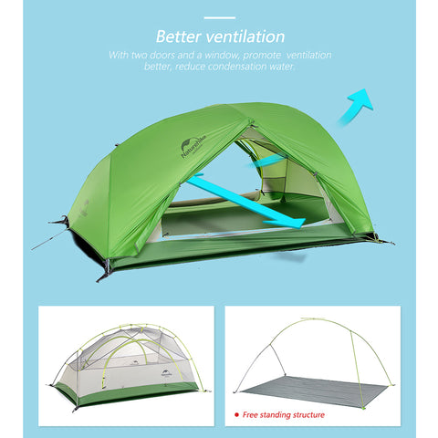 Star-River 2 Ultralight Tent 20D（スターリバー 2 ウルトラライト