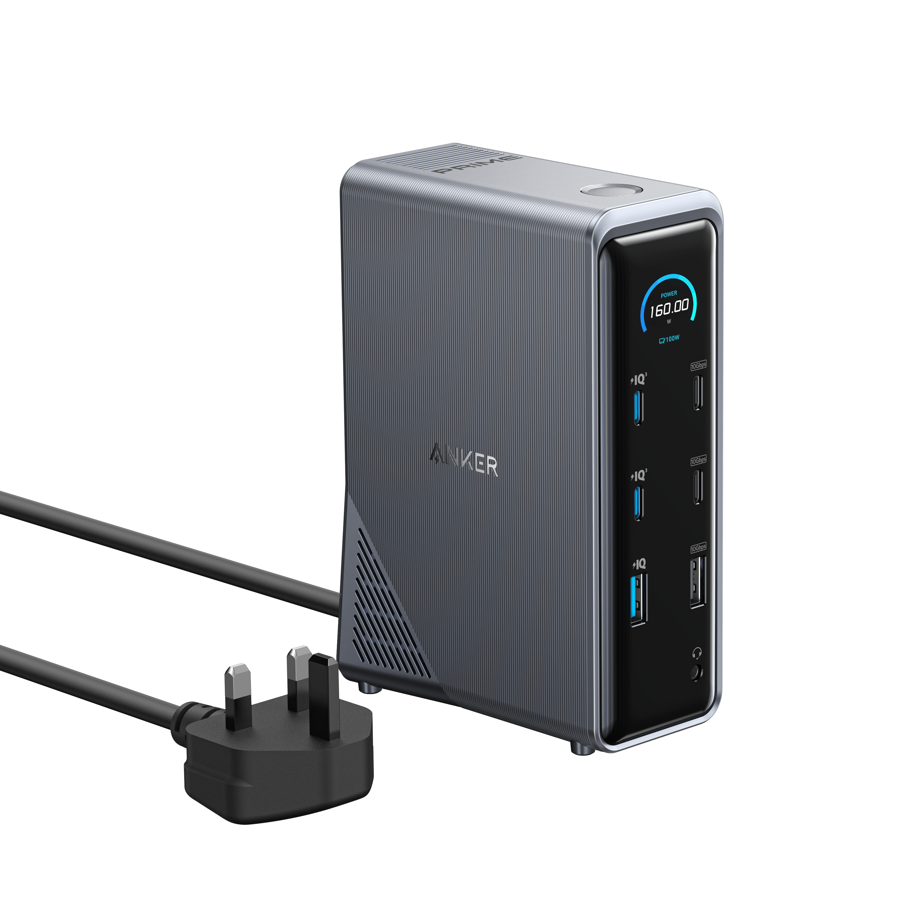 Anker Prime Charging Docking Station (14-in-1, Dual Display, 160W