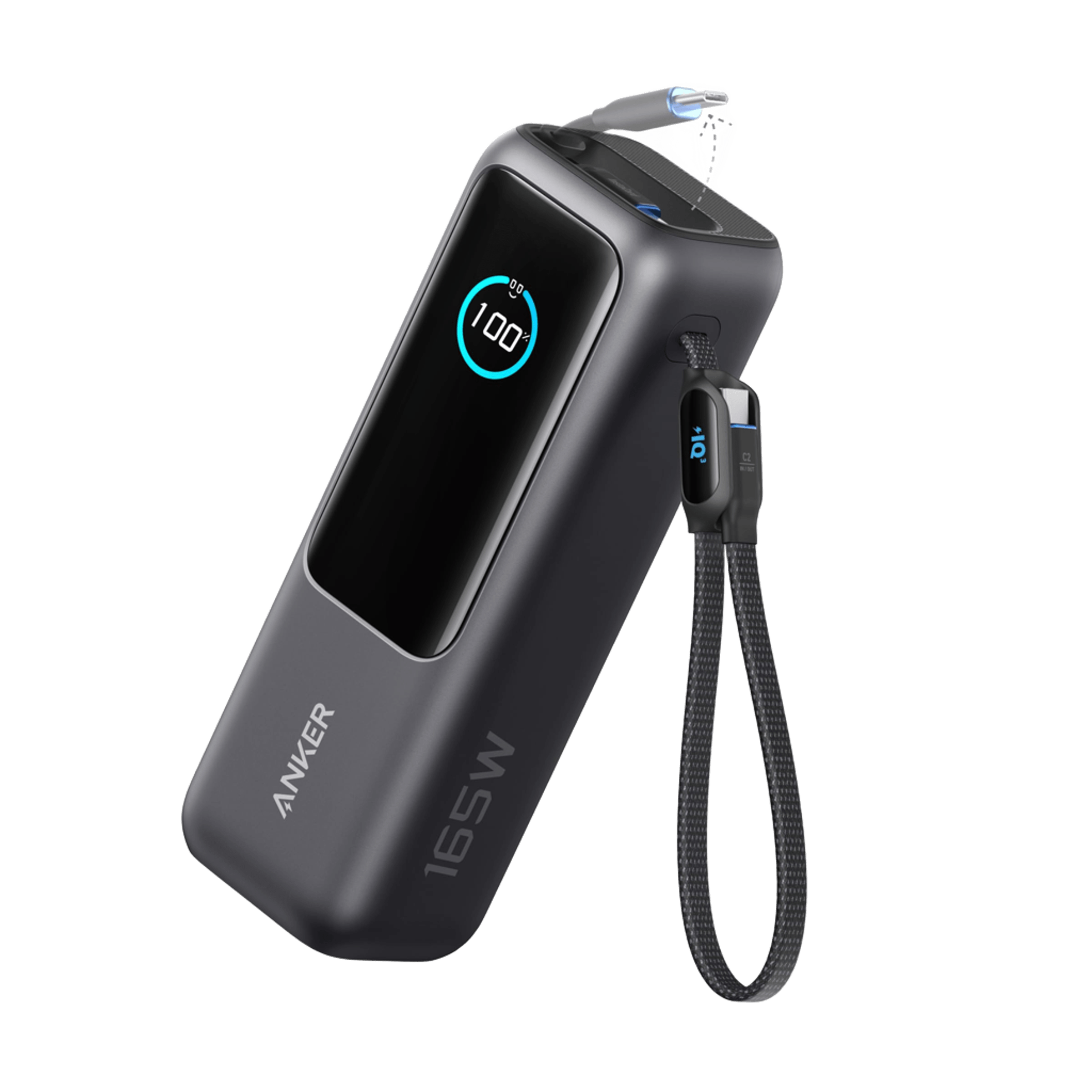 Anker Laptop Power Bank (25K, 165W, Built-In and Retractable