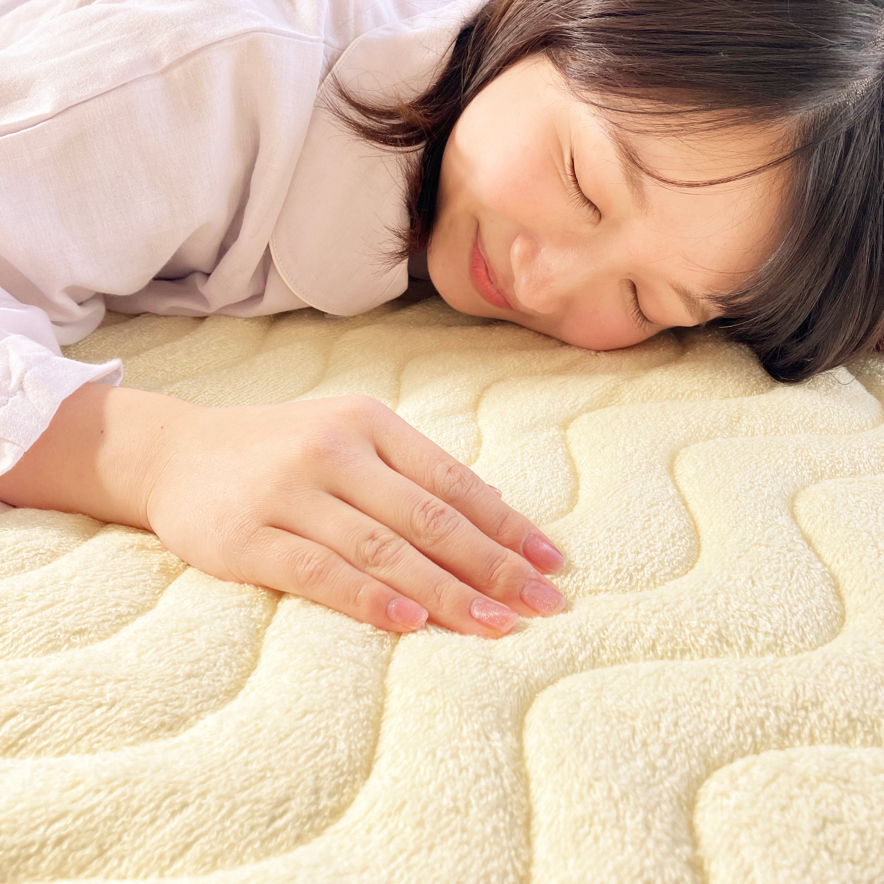 ロマンス小杉 パイル敷きパッド タオル地 ウォッシャブル シングル