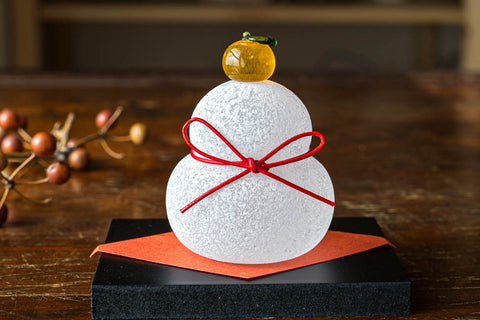 ガラスの鏡餅 | 作家さんの鏡餅 | 四季折折 オンラインストア – 四季折