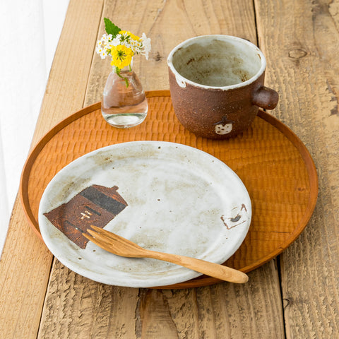 作家 岡崎順子 6寸皿｜作家もののうつわ通販 四季折折 – 四季折折