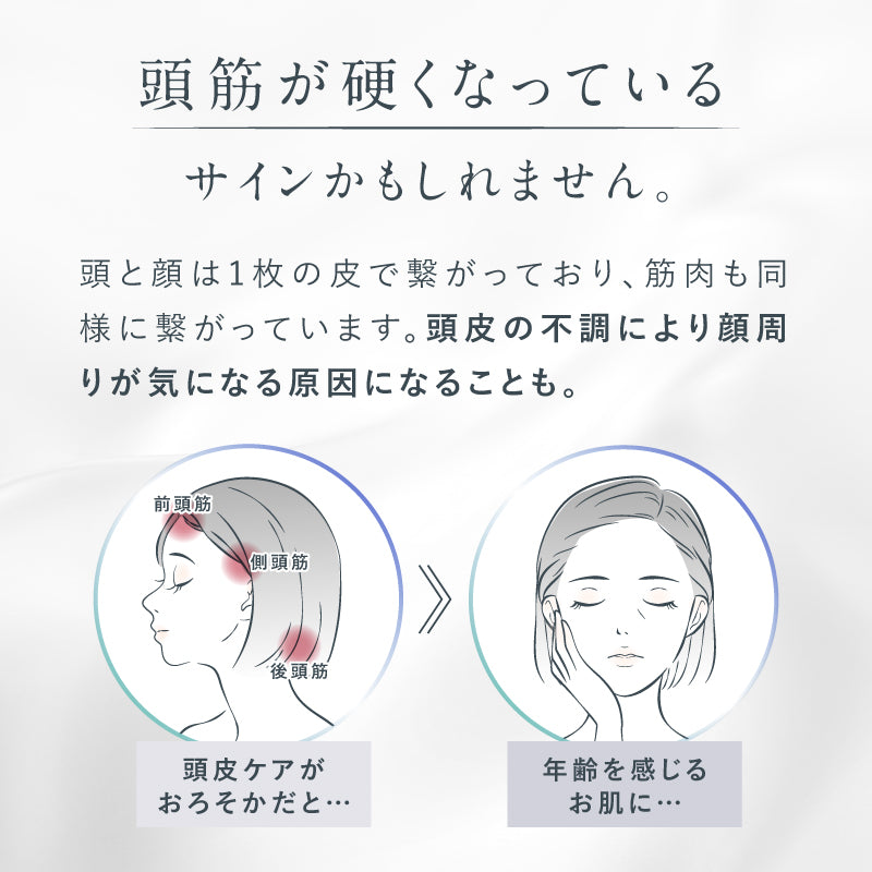 NIPLUX公式店】美顔の秘訣は頭筋から│ EMS LIFT BRUSH│EMSリフト