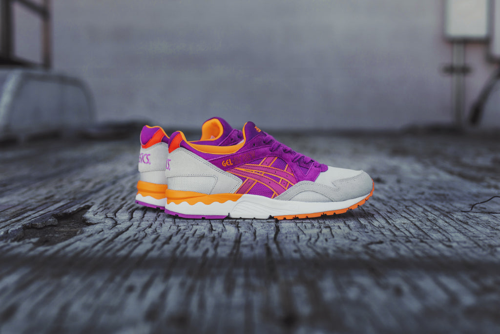 Asics Gel-Lyte V in Soft Grey/Hyacinth Violet Available Now – Feature