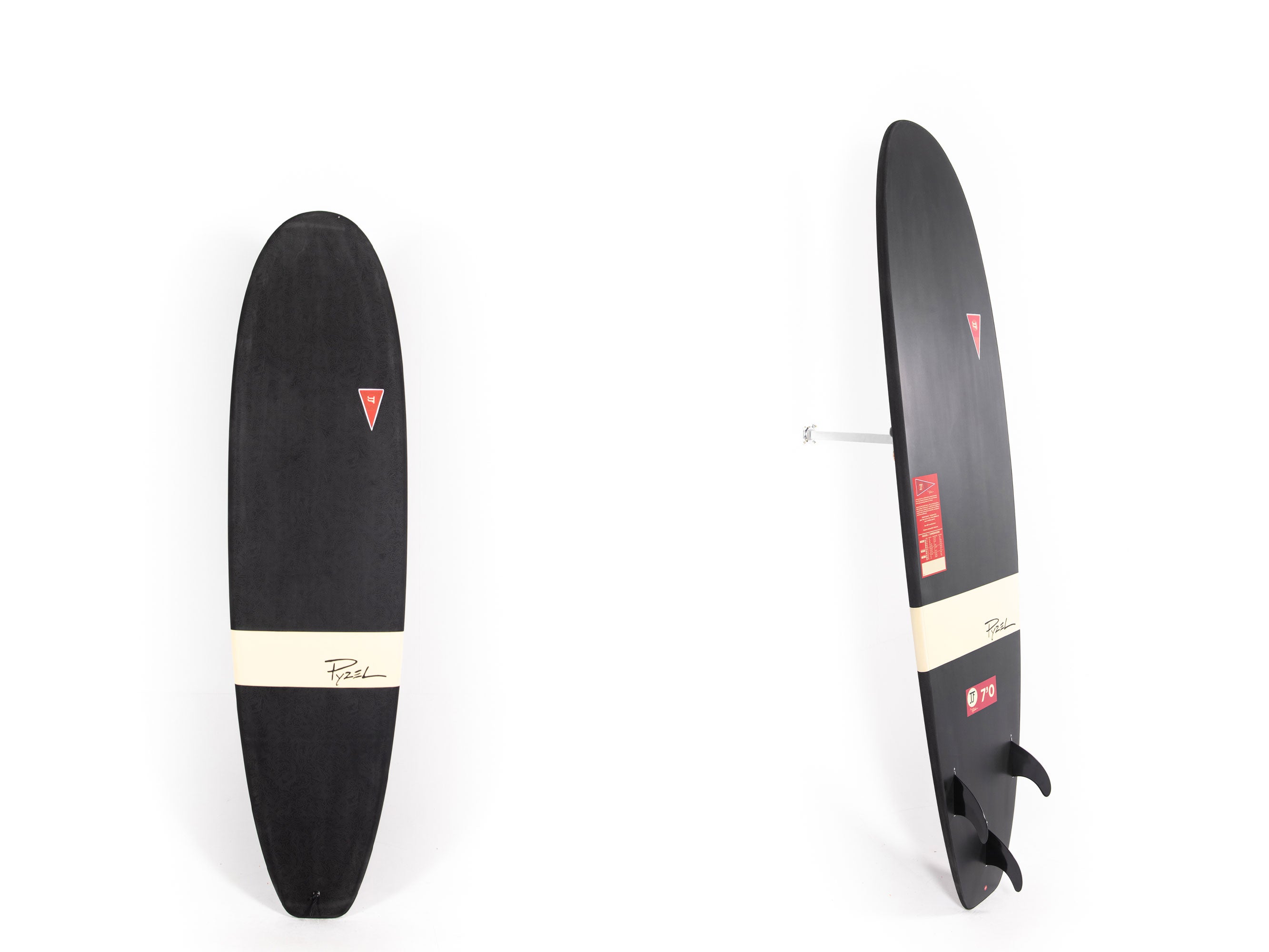 JJF SURFBOARD - THE LOG 7.0 BLACK | Shop at PUKAS SURF SHOP