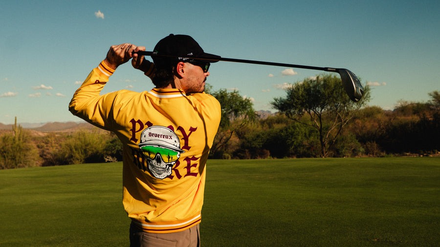 新品【デヴァロー ゴルフ】レディース チェッカーフーディー ブラック