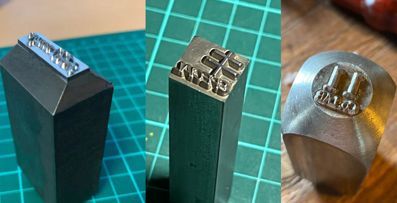 オーダーメイドの打刻印 金属に刻印ができるオーダー打刻印が格安