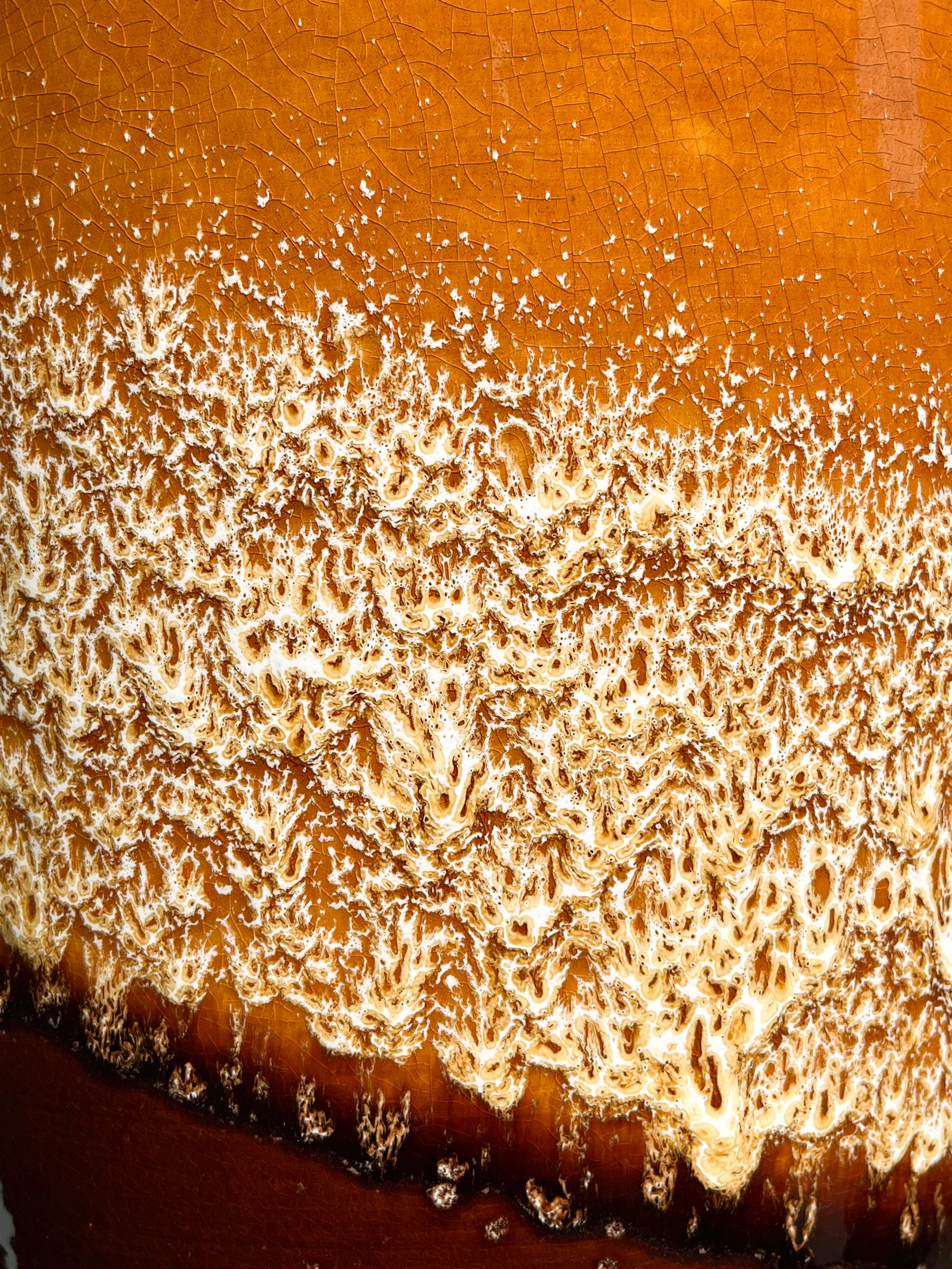 西ドイツヴィンテージ ファットラヴァ フラワーベース 花瓶/W.Germany