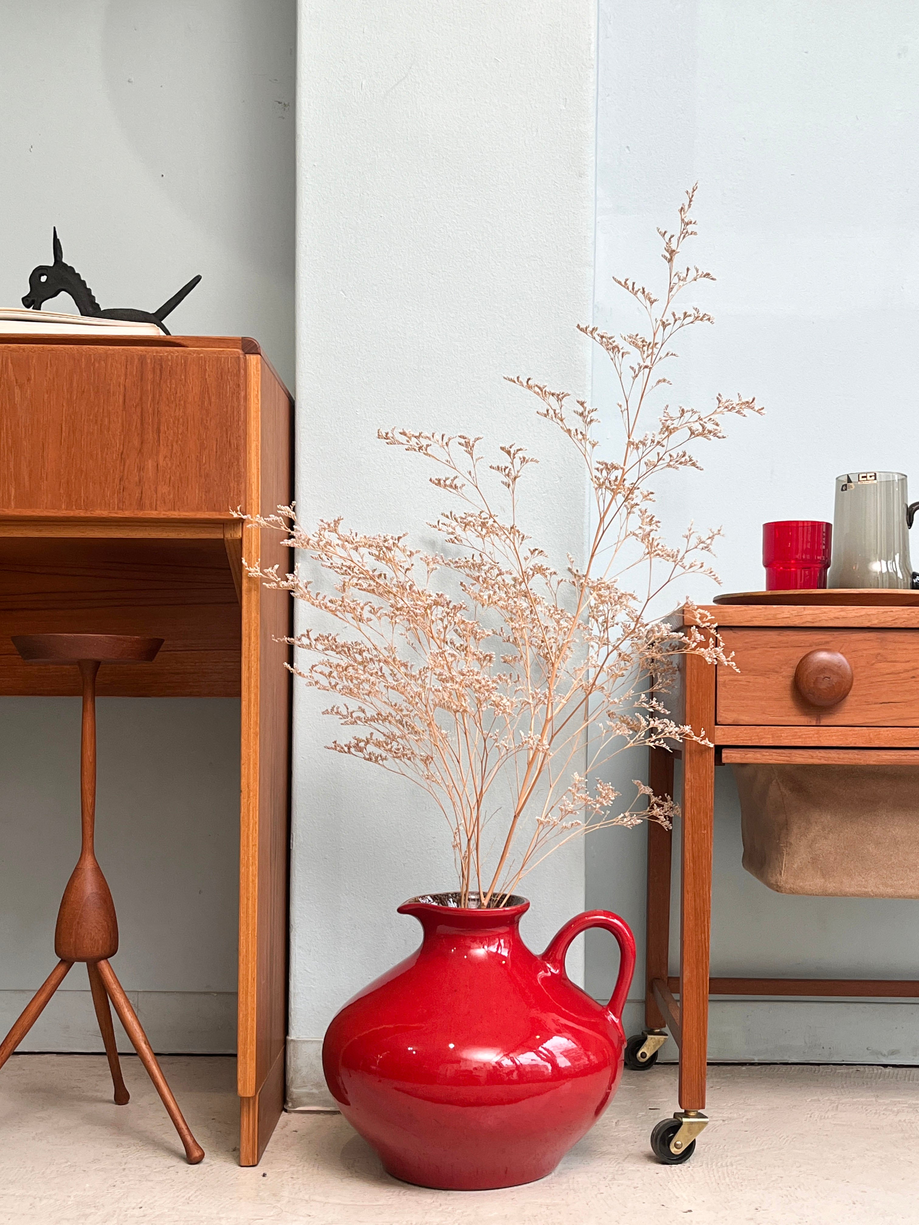 西ドイツヴィンテージ ファットラヴァ フラワーベース 花瓶/W.Germany