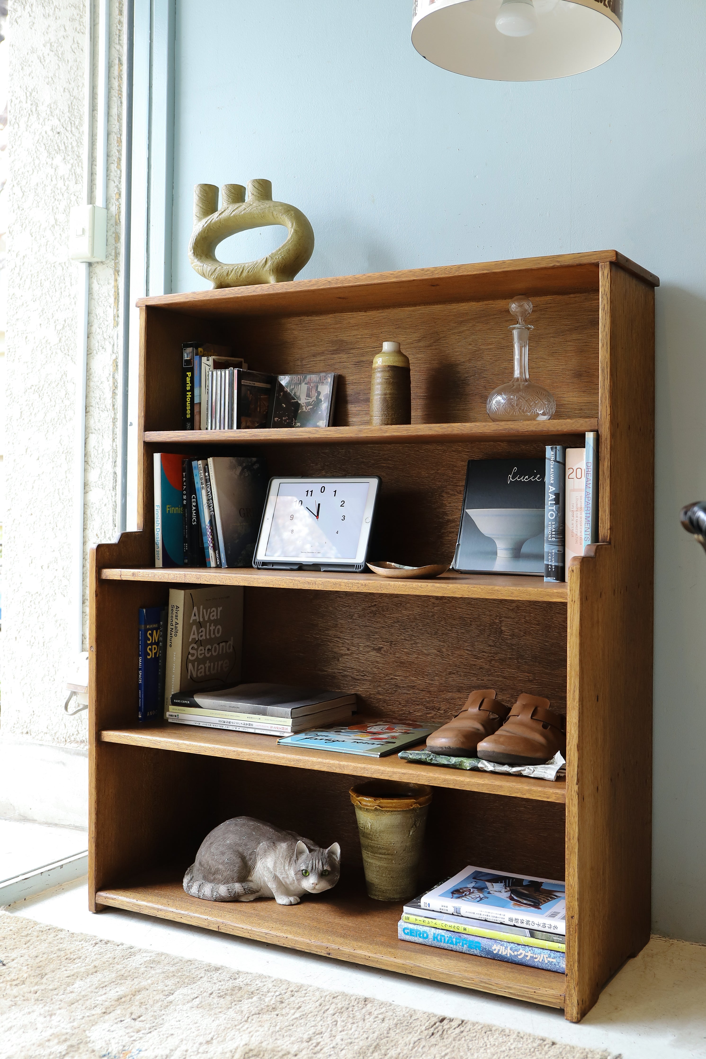 レトロ アンティーク 古家具 古道具 剥離家具 ストリップド 本棚