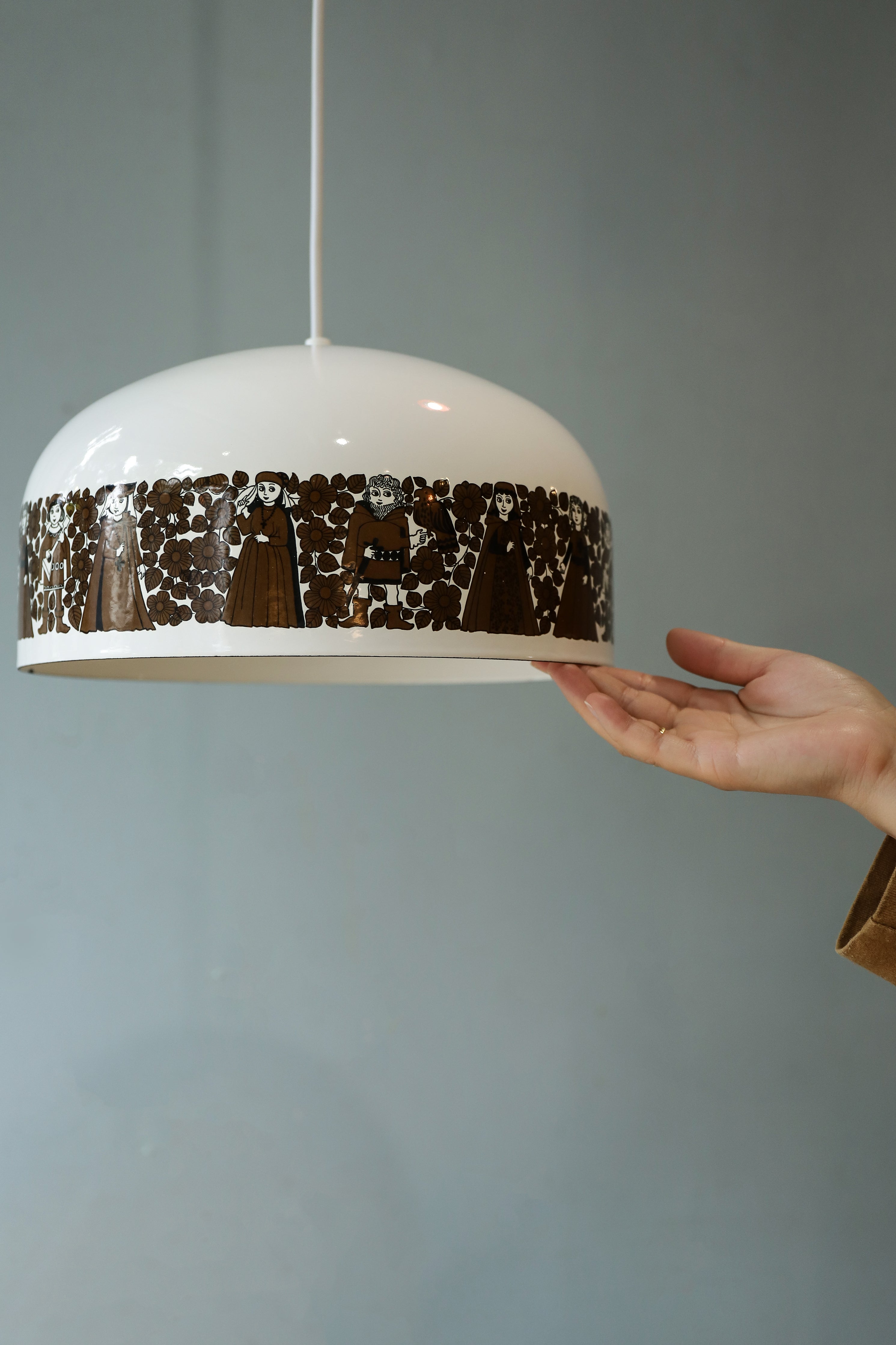 フィネル ペンダントライト ホーロー 照明 北欧ヴィンテージ/Vintage