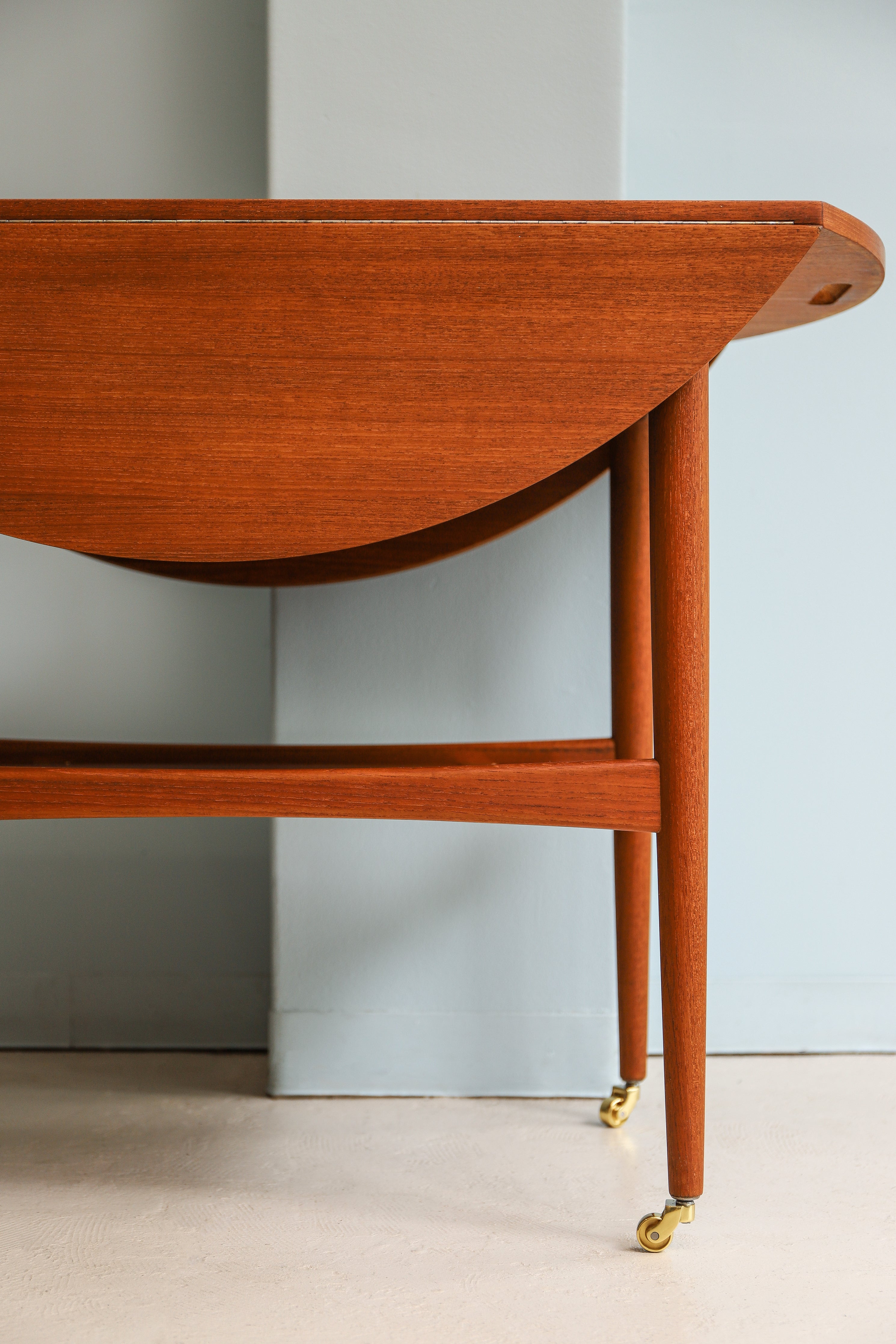 デンマークヴィンテージ コーヒーテーブル ドロップリーフ ラウンド