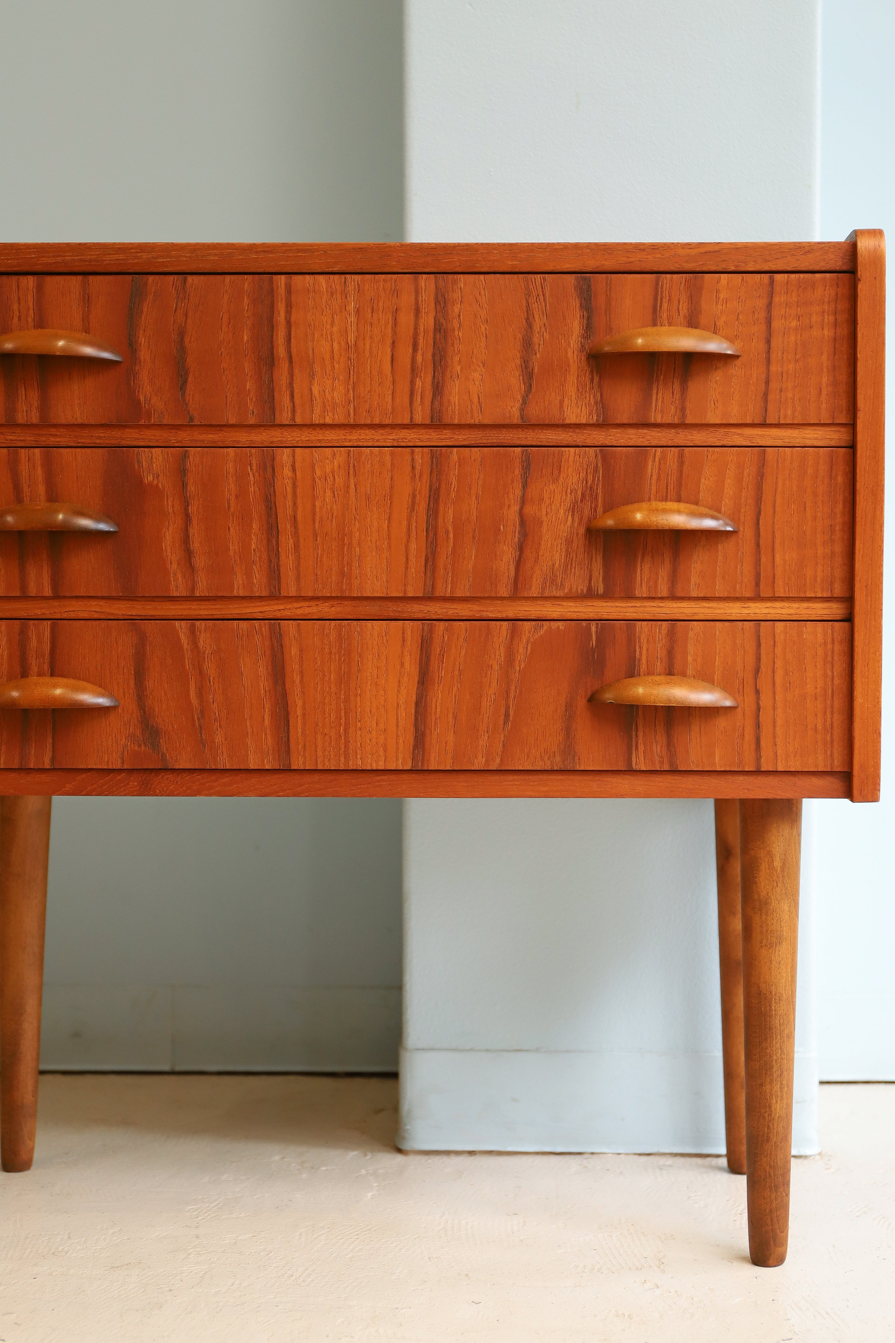 デンマークヴィンテージ チェスト 3段 収納家具 北欧インテリア/Danish