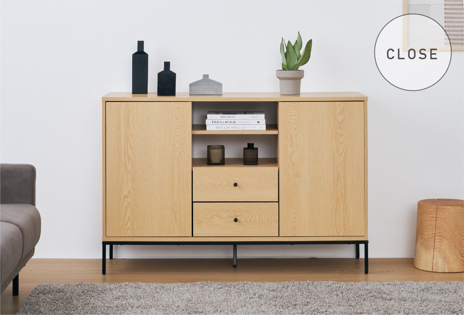 あす着] 幅120cm チェスト キッチンボード キッチン収納 キッチン