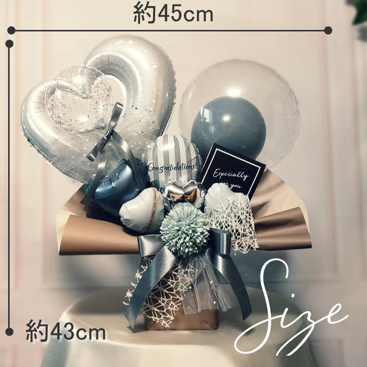 かっこいい モダン おしゃれ 男性 かっこいい バルーンアレンジ 結婚式