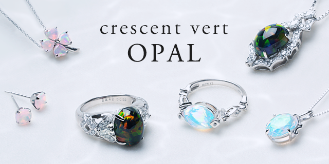 CRESCENT VERT ブラックオパール | 京セラジュエリー オンラインストア