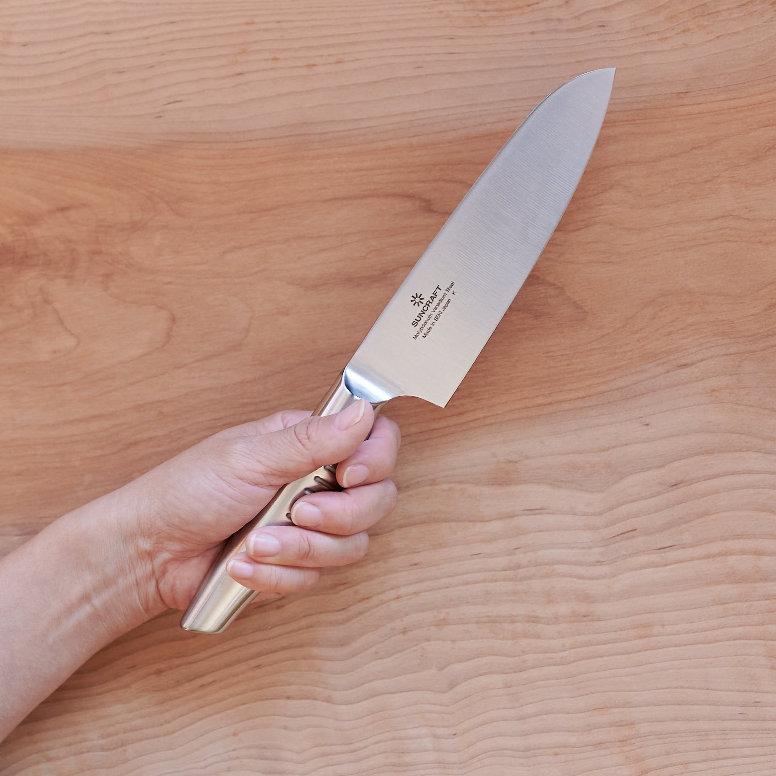 MOKA 小三徳包丁／左手用｜左利き専用 150 mm｜左ききの道具店