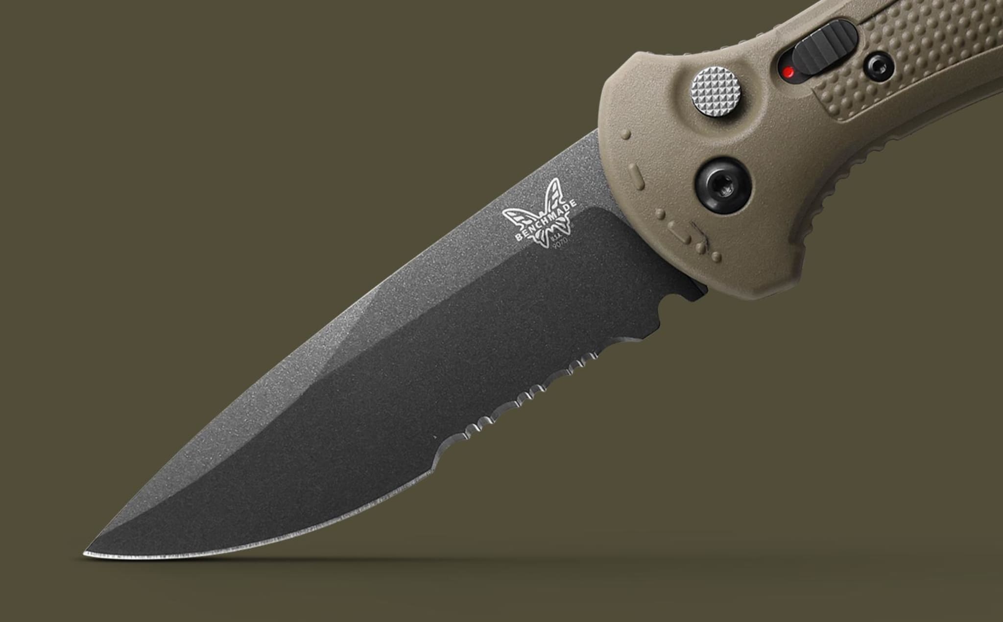 9070SBK-1 Claymore™ - Automatic Opening Tactical Knife | Benchmade