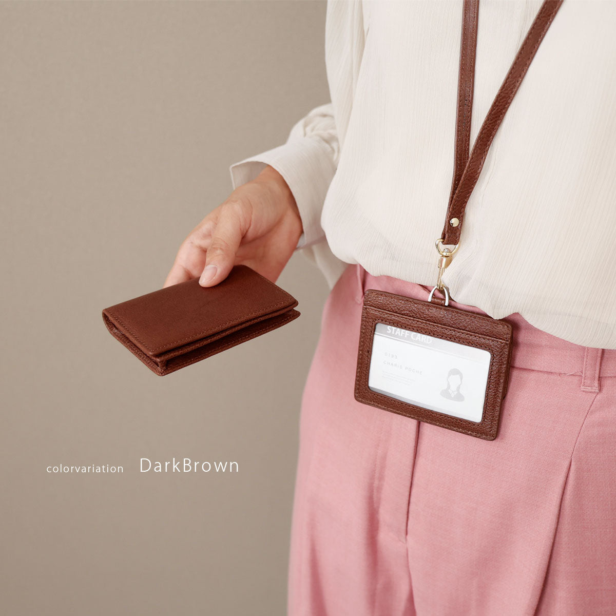 本革 レディース IDカードケース 定期いれレザー カードケース