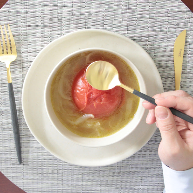 デザートスプーン | GOA ブラックゴールド | クチポール カトラリー