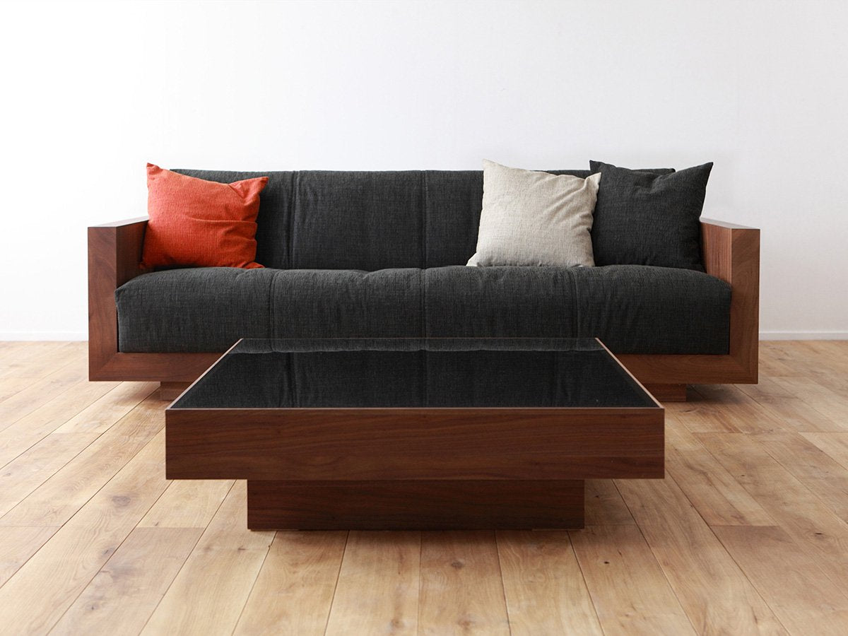 CHOCOLAT Living Table (glass top) – PIANO ISOLA