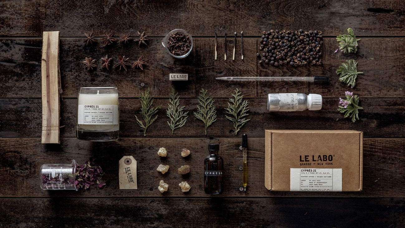 クラシック キャンドルに新しい香り、CYPRÈS 21 が仲間入り – ル ラボ