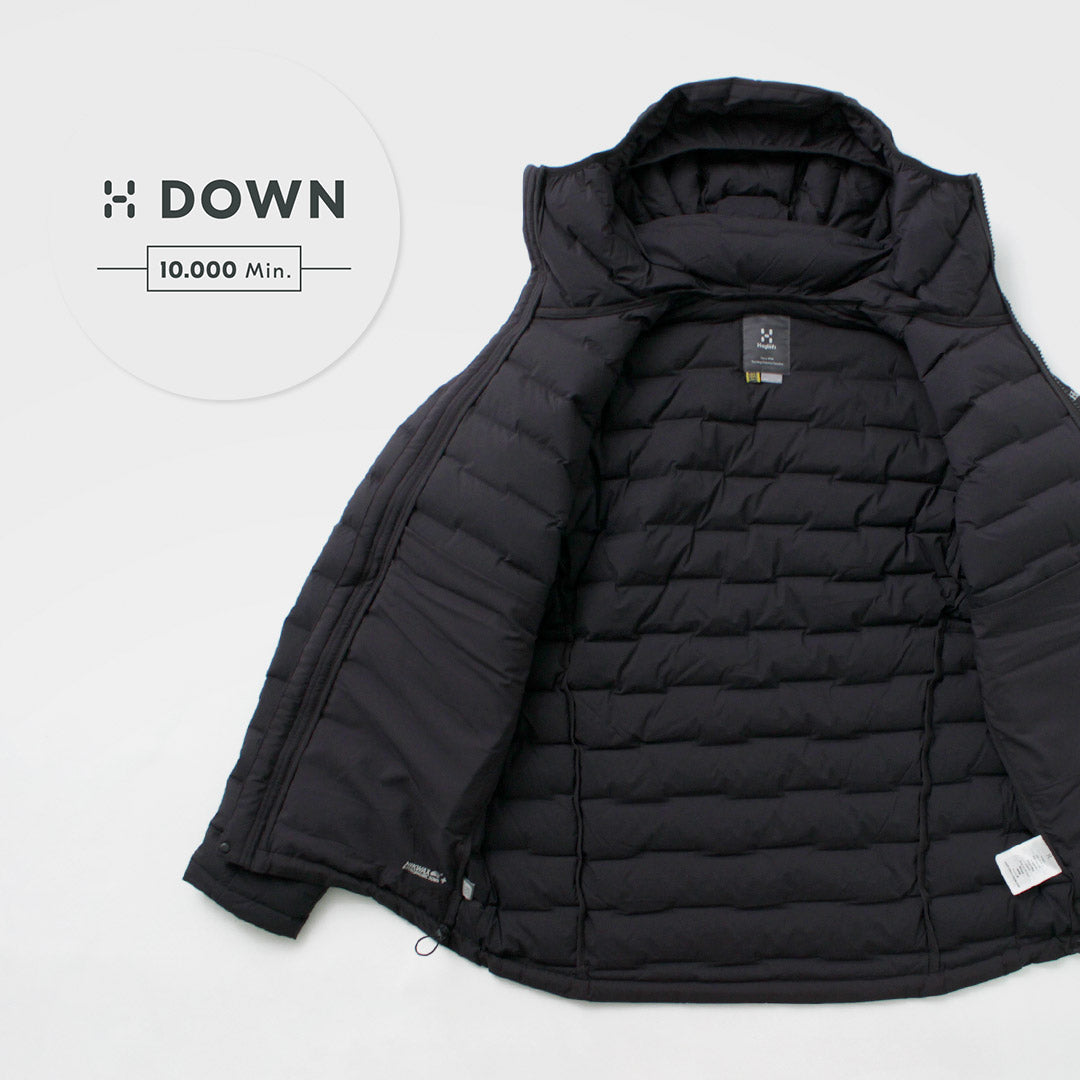 HAGLOFS（ホグロフス） スピッツ ダウン フード ジャケット / メンズ