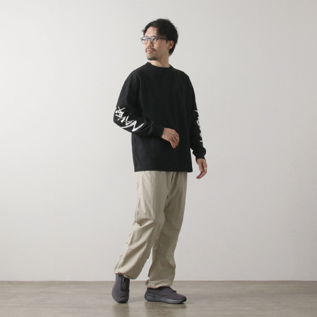 NANGA（ナンガ） エコハイブリッド スリーブロゴ ロングスリーブT