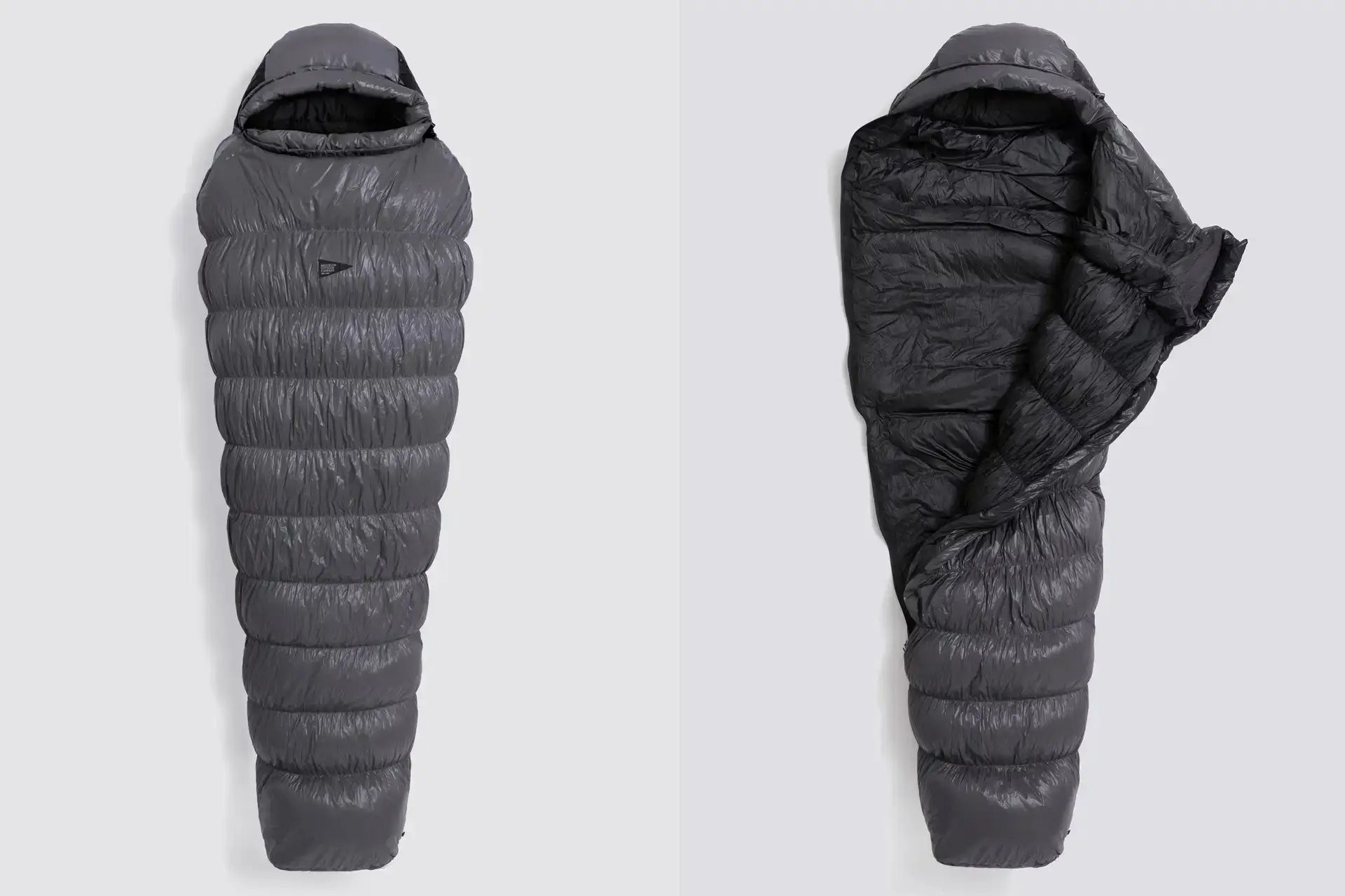 800FPのグースダウンを封入したBOCの寝袋が人気カラーの「DARK GRAY