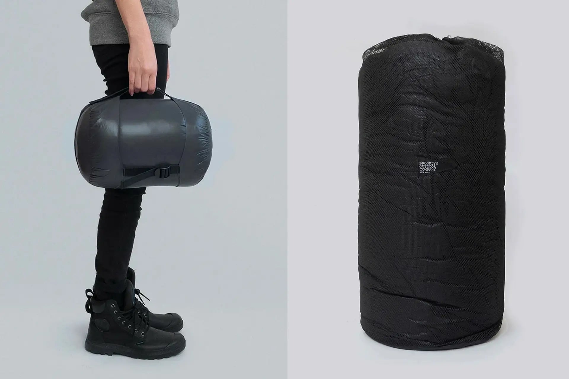 800FPのグースダウンを封入したBOCの寝袋が人気カラーの「DARK GRAY