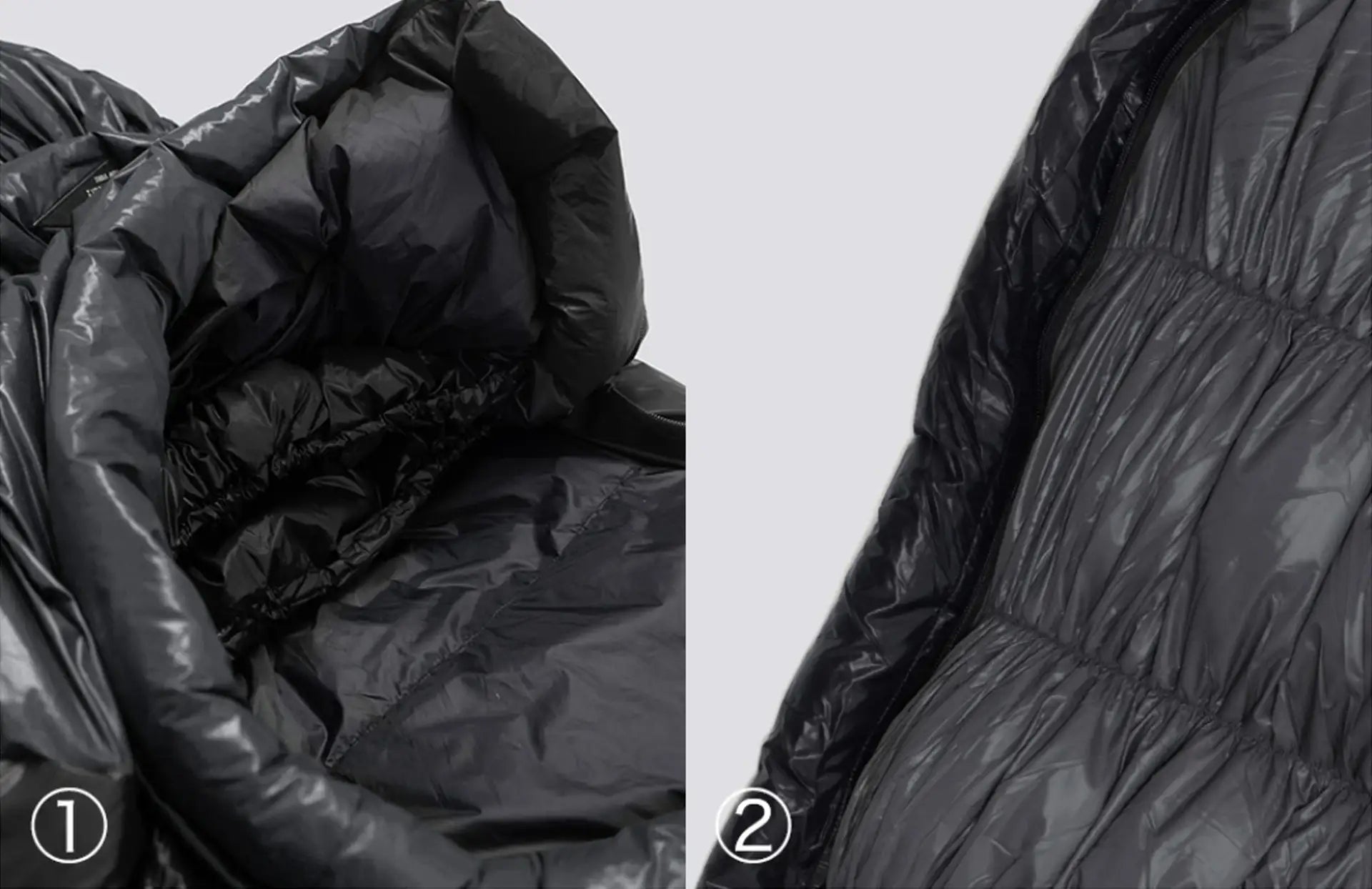 高品質の800FP(フィルパワー)ダウンをたっぷり90%以上封入！BOCから