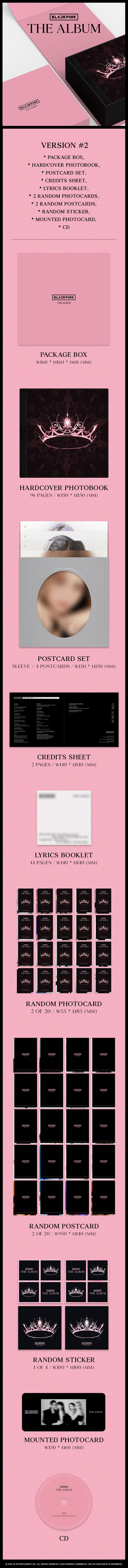 BLACKPINK - 1st Full Album THE ALBUM