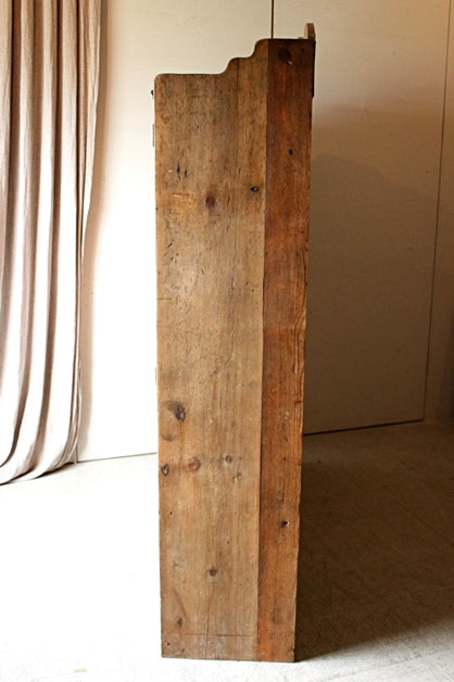 オールドパイン材ステーショナリーキャビネット（飾り棚） 1890年代