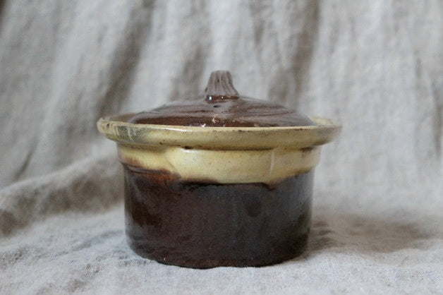 素材感も美しいテリーヌポット フランスアンティーク食器 – チェルシー