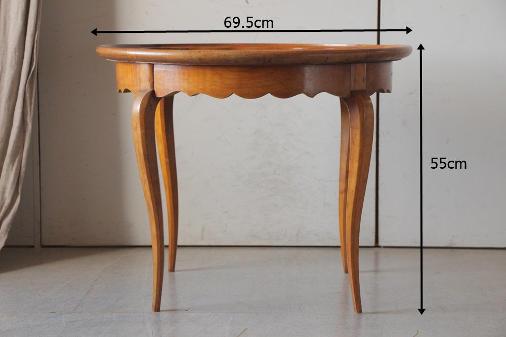 猫足デザインが素敵なローテーブル（高さ55cm） フランスアンティーク