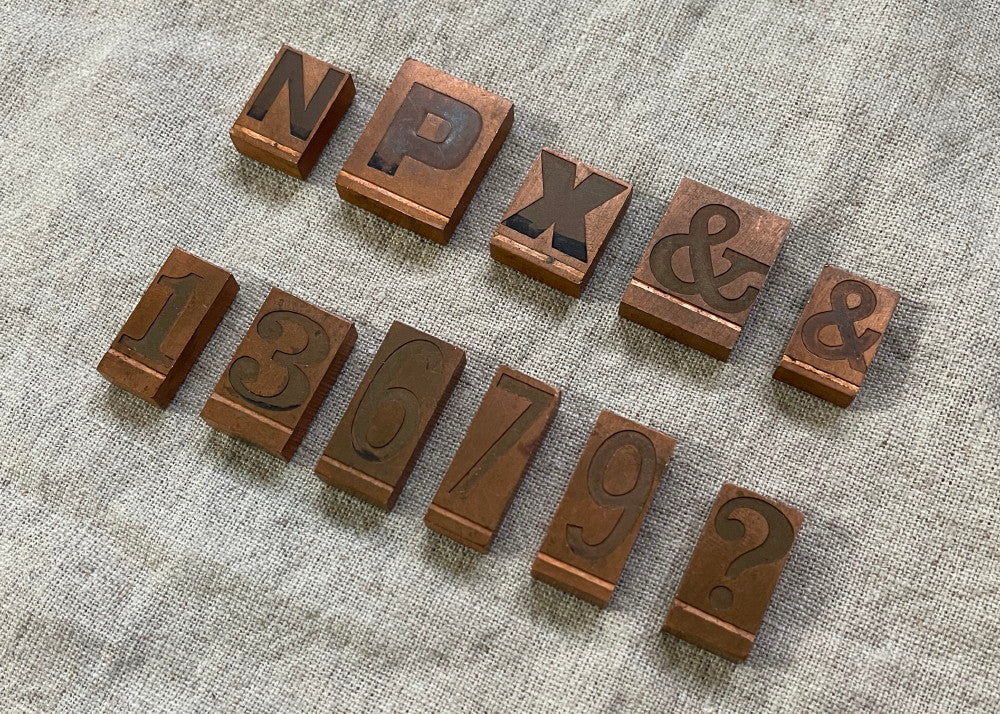 コッパー（銅）のスタンプセット イギリスアンティーク – チェルシー