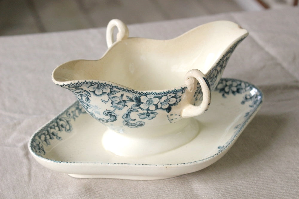 ショワジールロワ窯Wild Roseソーシエール フランスアンティーク食器