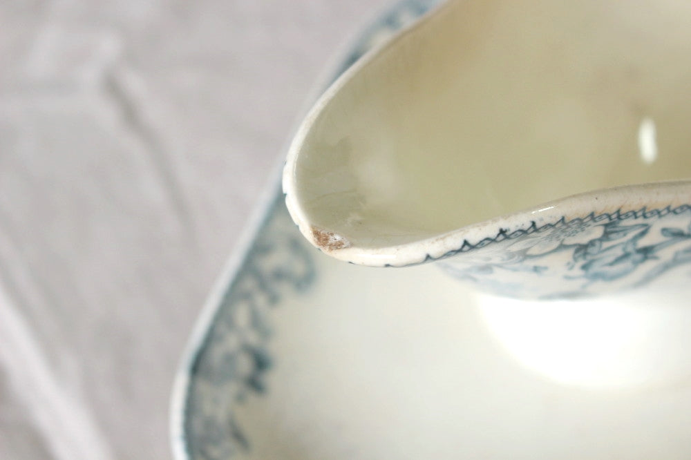 ショワジールロワ窯Wild Roseソーシエール フランスアンティーク食器