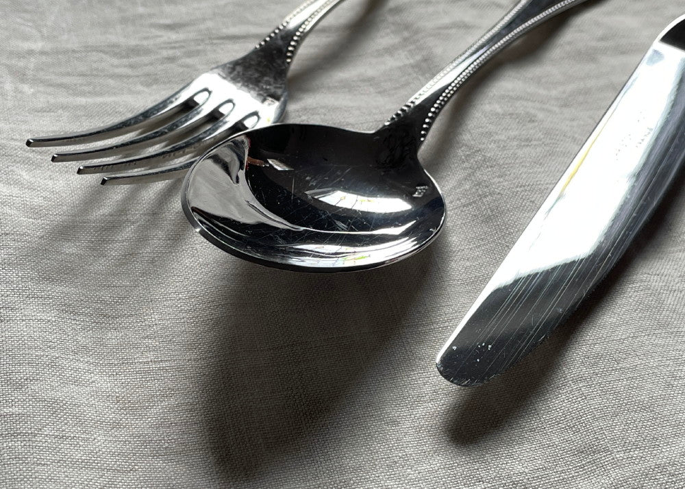 クリストフル社ディナーカトラリー用3本セット フランスアンティーク