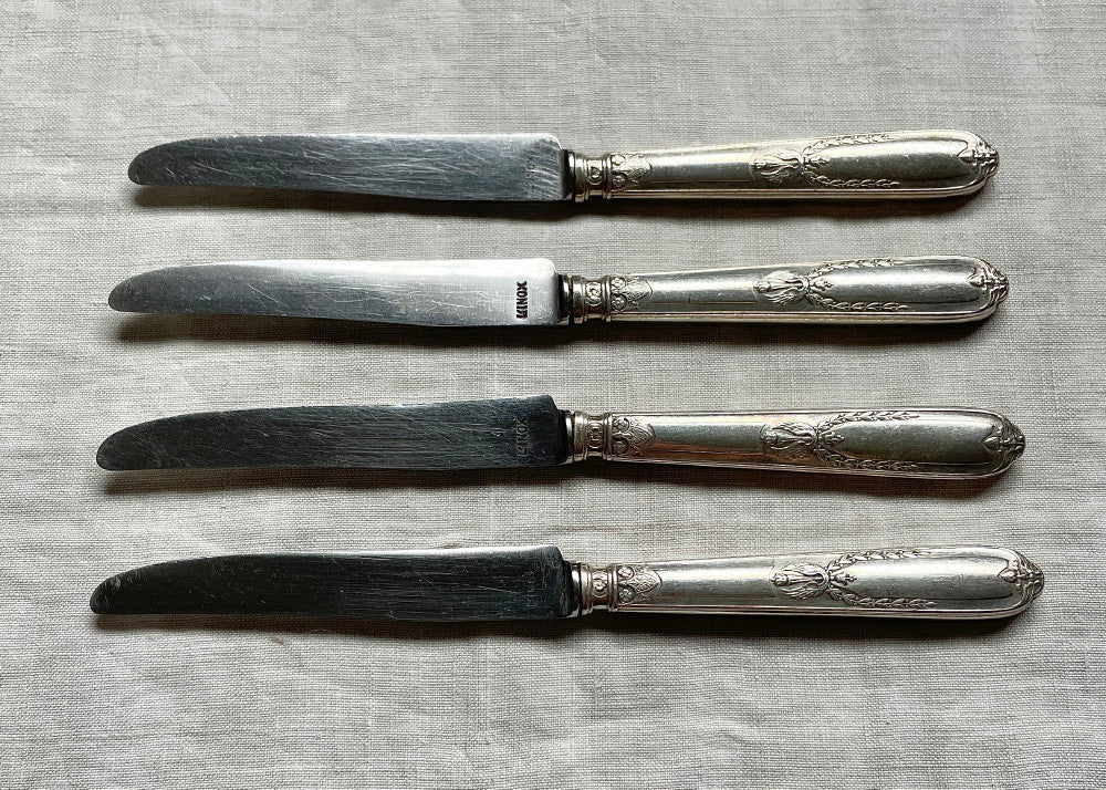 2本あり！PARIS刻印入りデザートナイフ フランスアンティーク