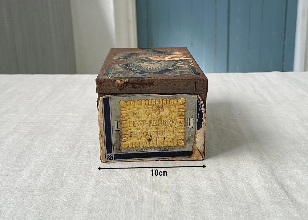 大人気LUのビスケットTIN缶（横幅20cm） フランスアンティーク