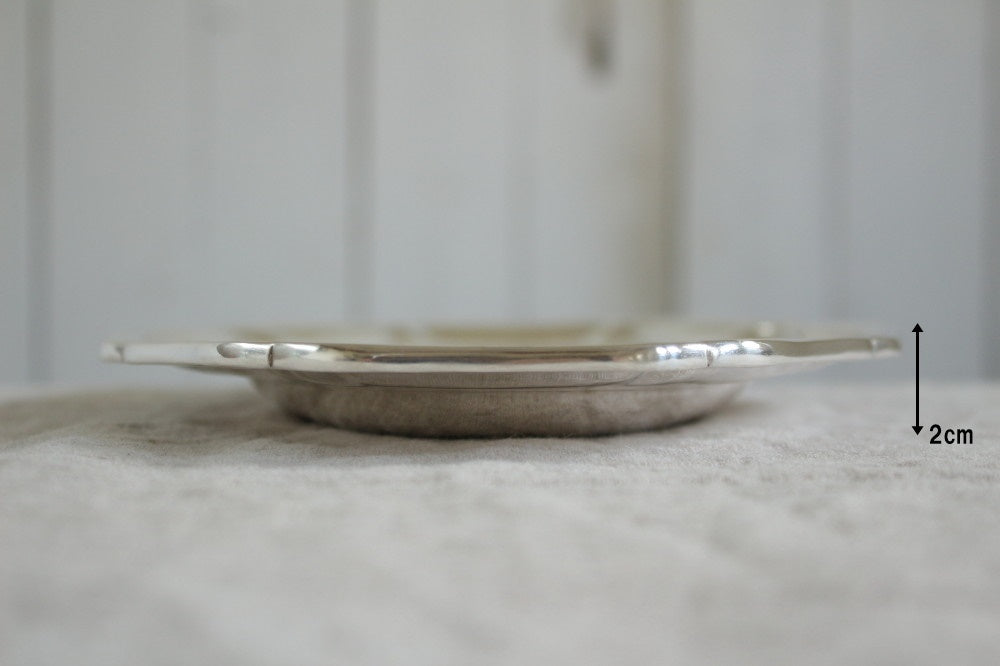 ラスト1枚！クリストフル社シルバープレートオーバルトレー（（29.5x19