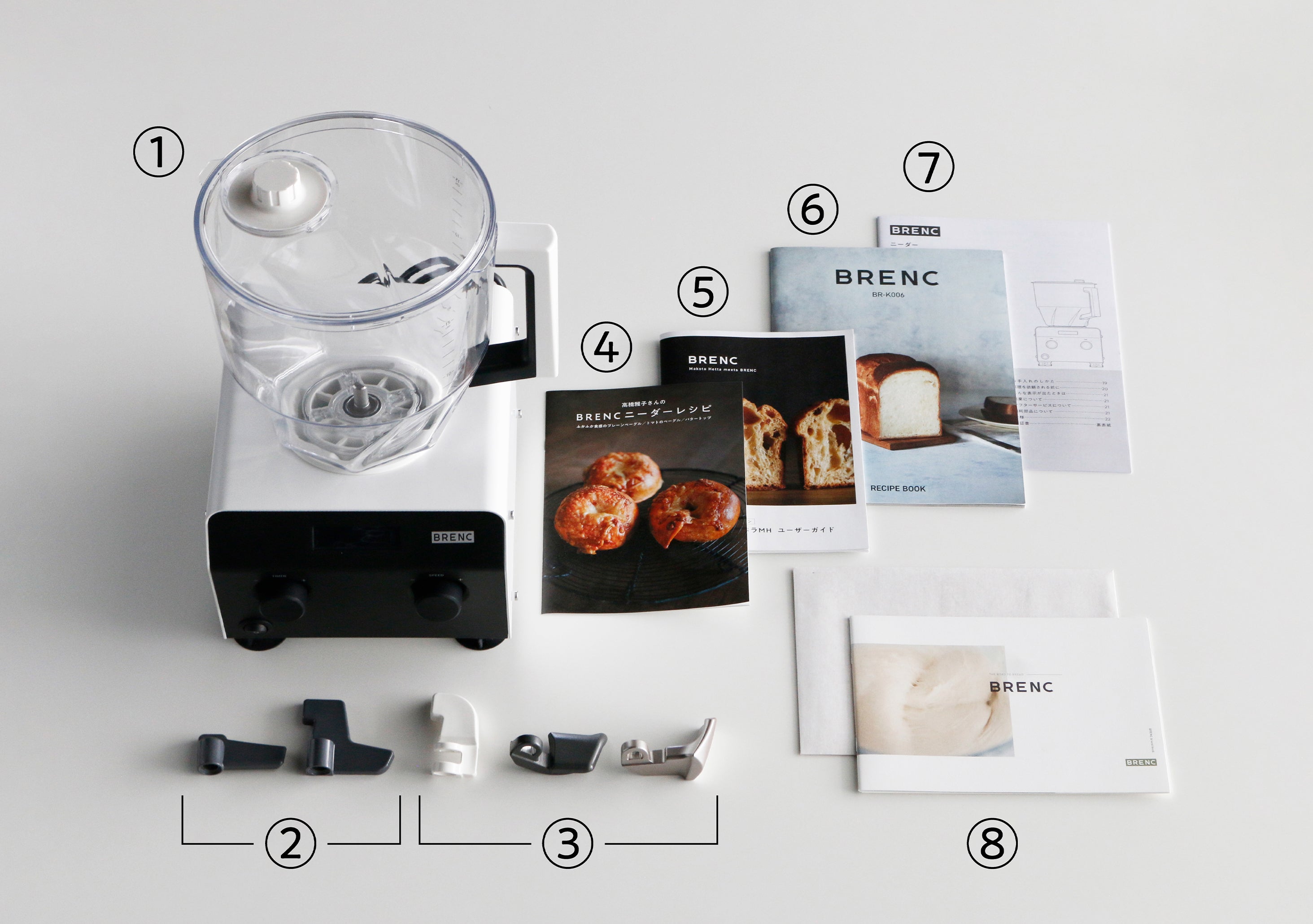 レンタル機】ニーダーBR-K006と 高加水専用デュアル インペラのセット