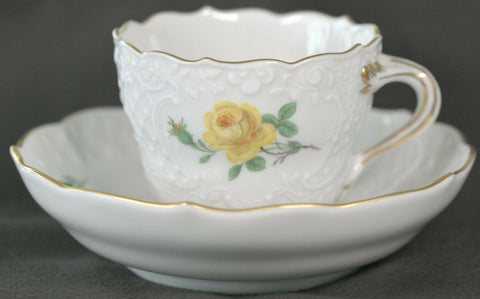 マイセン ピンク・イエローローズ（薔薇） – アンティークテーブル