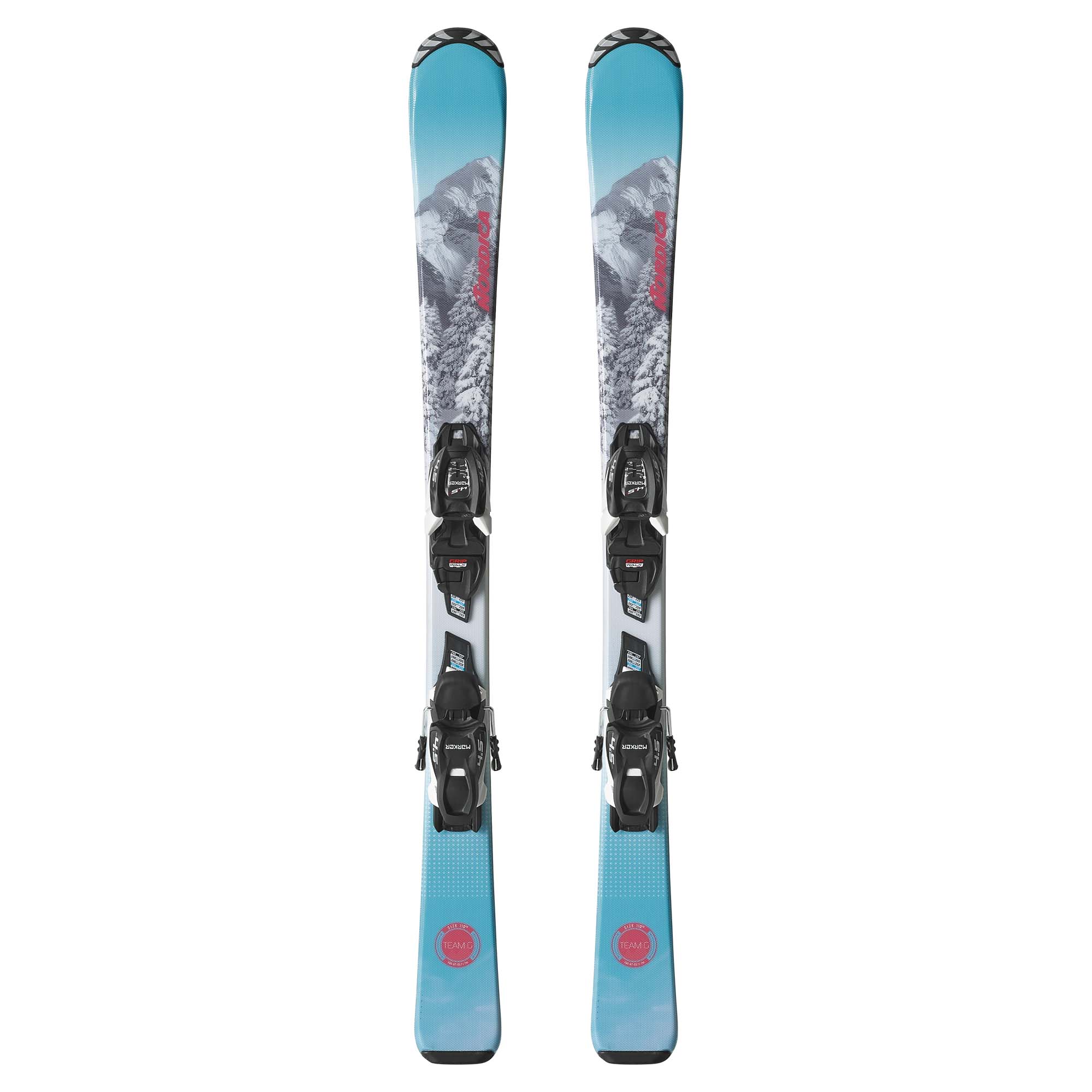 Nordica Junior's Team G FDT (100-140) Skis + JR 4.5 FDT Bindings