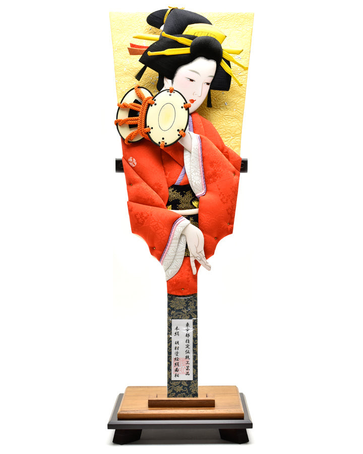 羽子板 / つづみ16号 / むさしや豊山作 – 人形の鯉徳 オンラインショップ